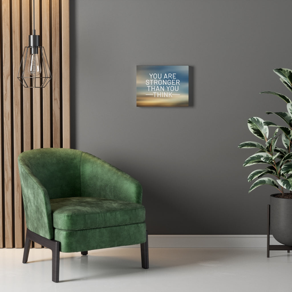 Scripture Walls Inspirational Wall Art You Are Stronger Than You Think Plain Motivational Print Ready to Hang Artwork Unframed-Express Your Love Gifts