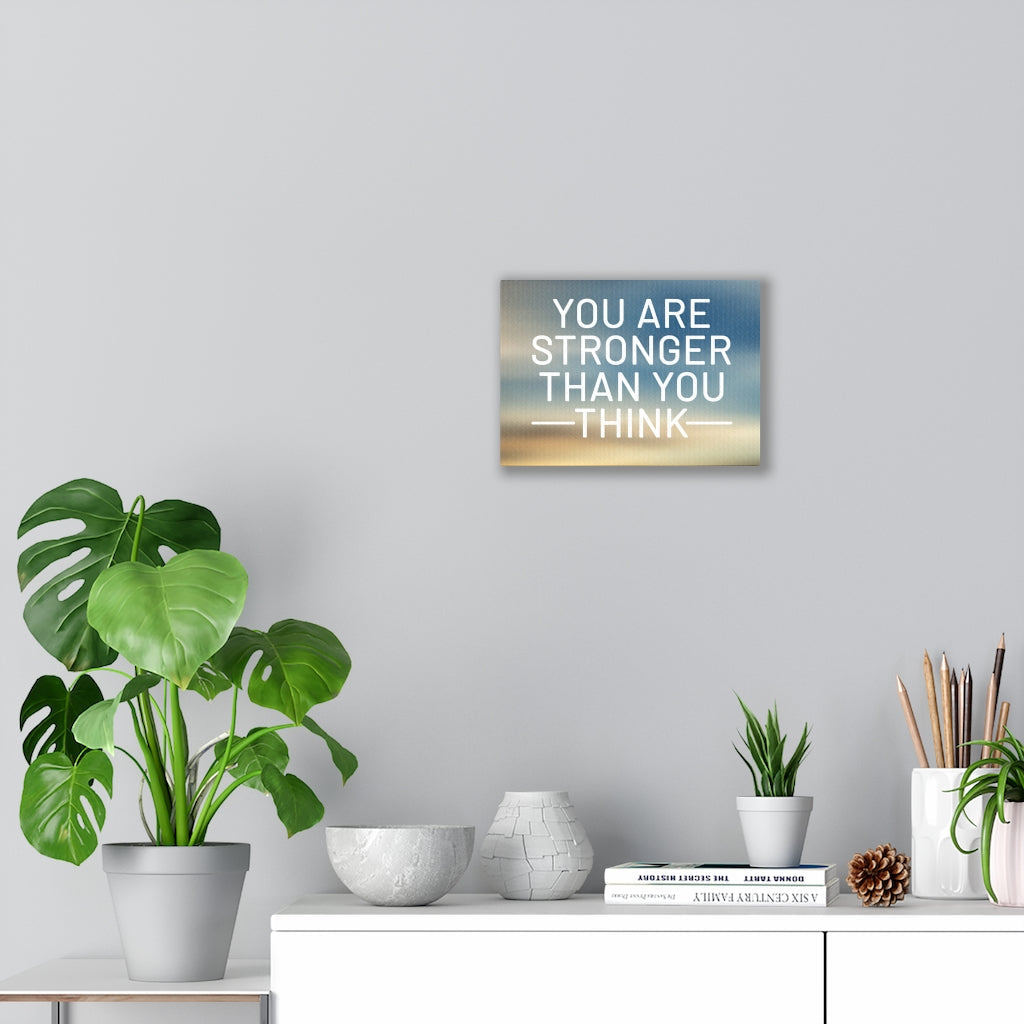 Scripture Walls Inspirational Wall Art You Are Stronger Than You Think Plain Motivational Print Ready to Hang Artwork Unframed-Express Your Love Gifts