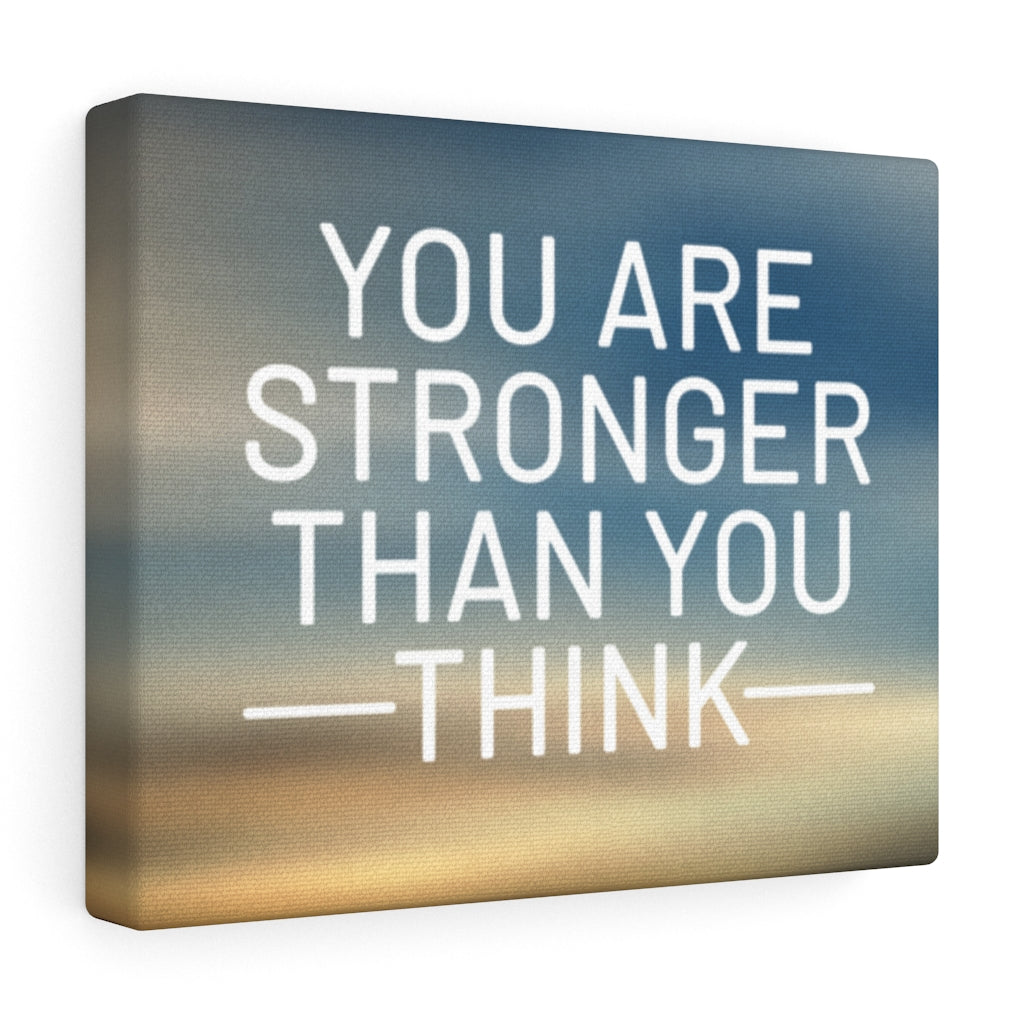 Scripture Walls Inspirational Wall Art You Are Stronger Than You Think Plain Motivational Print Ready to Hang Artwork Unframed-Express Your Love Gifts