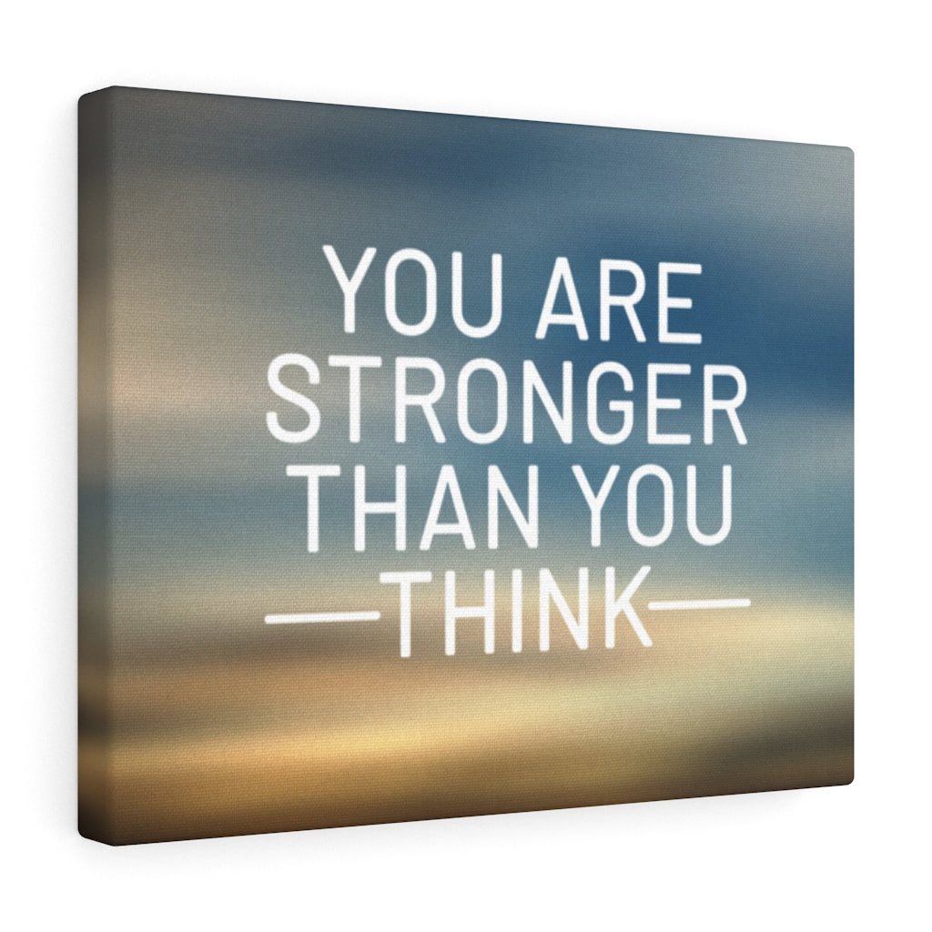 Scripture Walls Inspirational Wall Art You Are Stronger Than You Think Plain Motivational Print Ready to Hang Artwork Unframed-Express Your Love Gifts