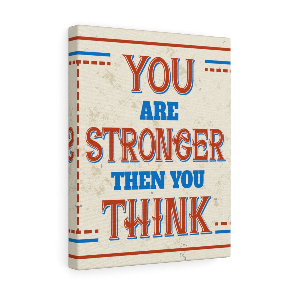 Scripture Walls Inspirational Wall Art You Are Stronger Wall Art Motivational Motto Inspiring Prints Artwork Decor Ready to Hang Unframed-Express Your Love Gifts