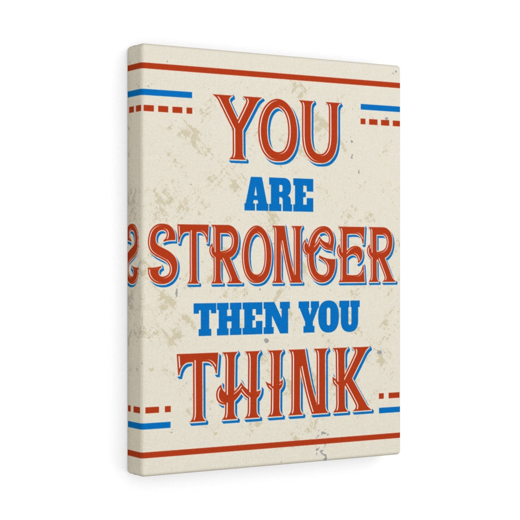 Scripture Walls Inspirational Wall Art You Are Stronger Wall Art Motivational Motto Inspiring Prints Artwork Decor Ready to Hang Unframed-Express Your Love Gifts