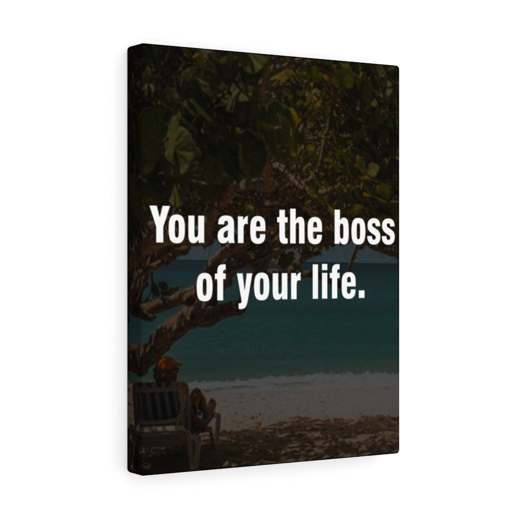 Scripture Walls Inspirational Wall Art You Are The Boss Of Your Life Motivational Print Ready to Hang Artwork Unframed-Express Your Love Gifts