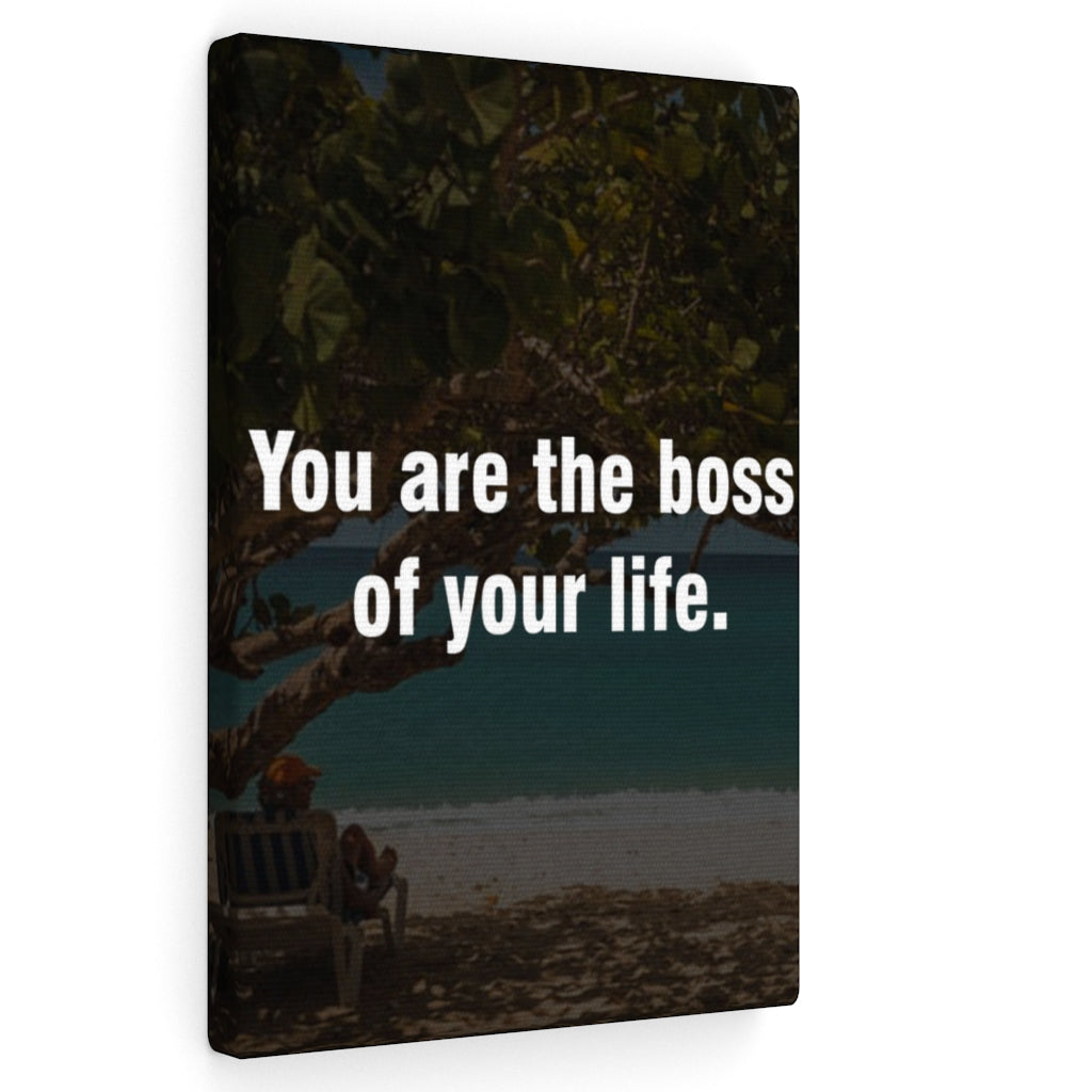 Scripture Walls Inspirational Wall Art You Are The Boss Of Your Life Motivational Print Ready to Hang Artwork Unframed-Express Your Love Gifts