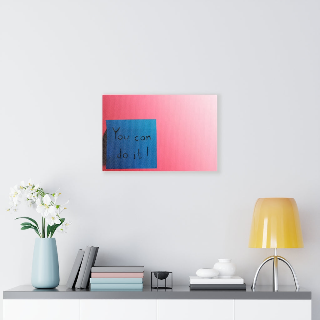 Scripture Walls Inspirational Wall Art You Can Do It Motivational Print Ready to Hang Artwork Unframed-Express Your Love Gifts