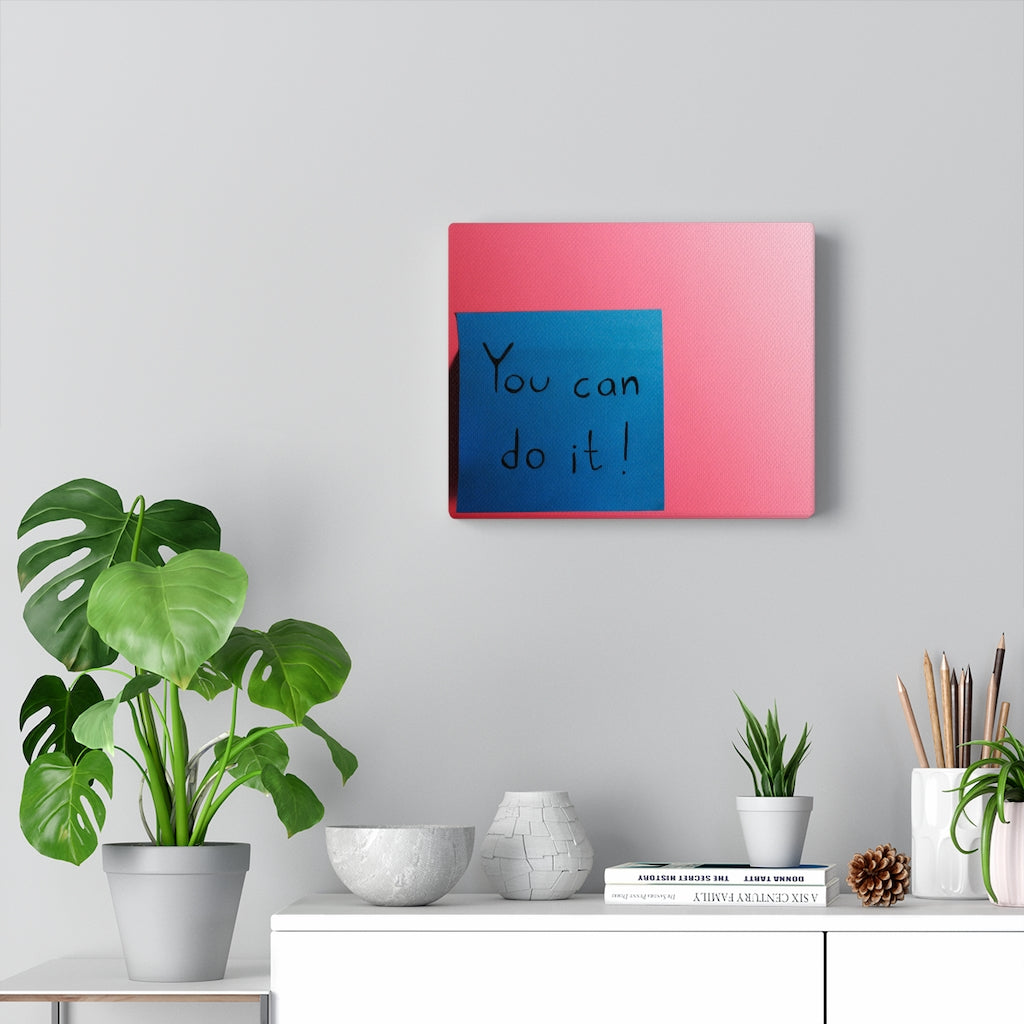 Scripture Walls Inspirational Wall Art You Can Do It Motivational Print Ready to Hang Artwork Unframed-Express Your Love Gifts