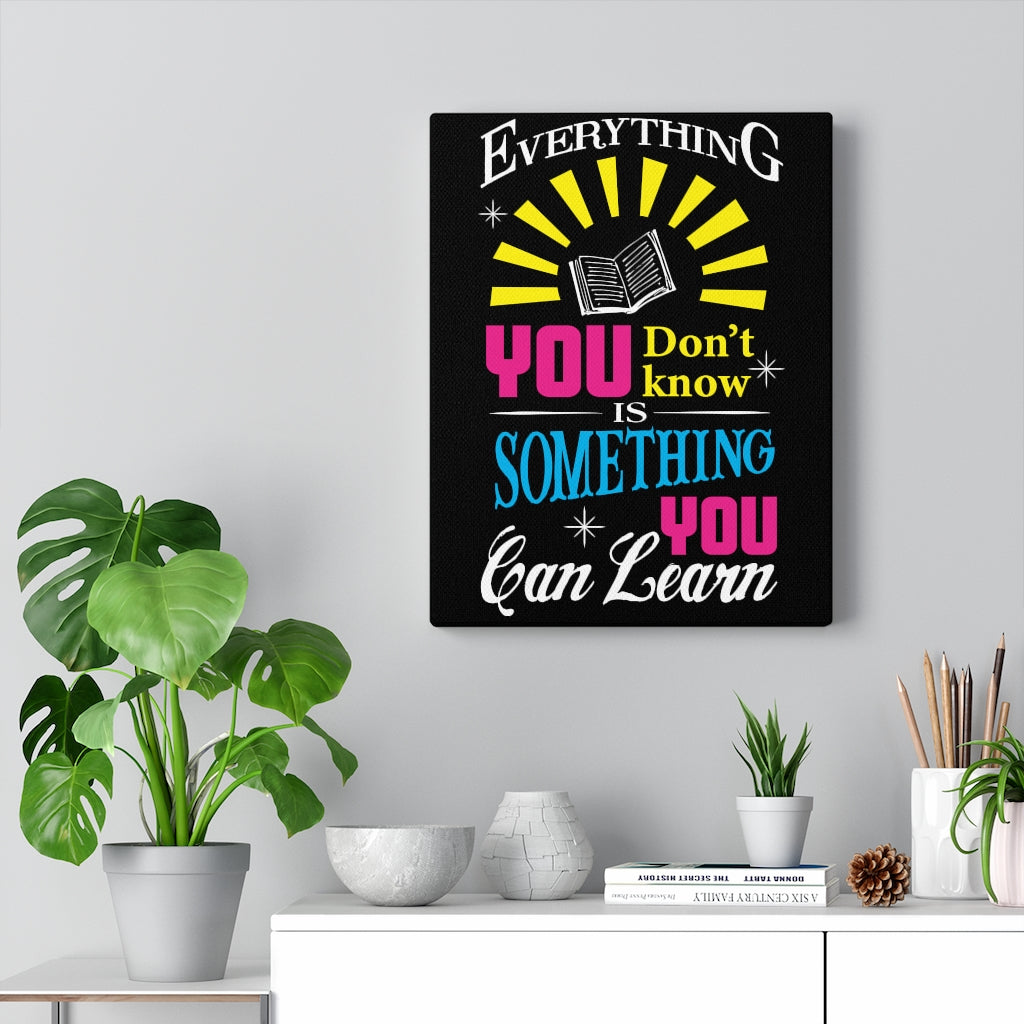 Scripture Walls Inspirational Wall Art You Can Learn Wall Art Motivational Motto Inspiring Prints Artwork Decor Ready to Hang Unframed-Express Your Love Gifts