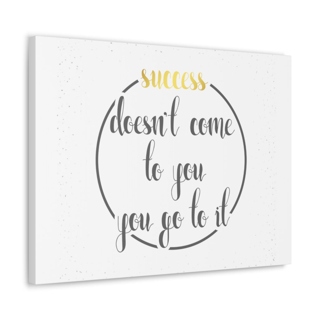 Scripture Walls Inspirational Wall Art You Go To Success Motivation Wall Decor for Home Office Gym Inspiring Success Quote Print Ready to Hang Unframed-Express Your Love Gifts