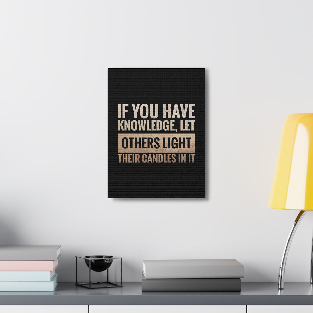 Scripture Walls Inspirational Wall Art You Have Knowledge Motivation Wall Decor for Home Office Gym Inspiring Success Quote Print Ready to Hang Unframed-Express Your Love Gifts