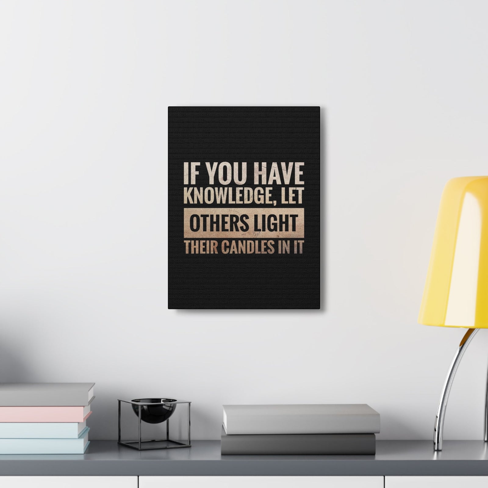 Scripture Walls Inspirational Wall Art You Have Knowledge Motivation Wall Decor for Home Office Gym Inspiring Success Quote Print Ready to Hang Unframed-Express Your Love Gifts