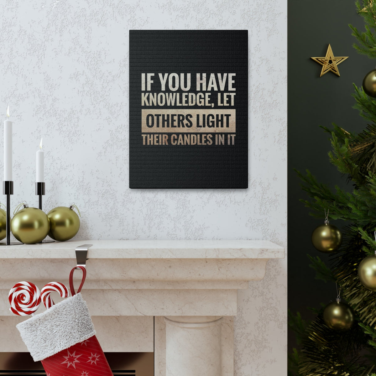 Scripture Walls Inspirational Wall Art You Have Knowledge Motivation Wall Decor for Home Office Gym Inspiring Success Quote Print Ready to Hang Unframed-Express Your Love Gifts