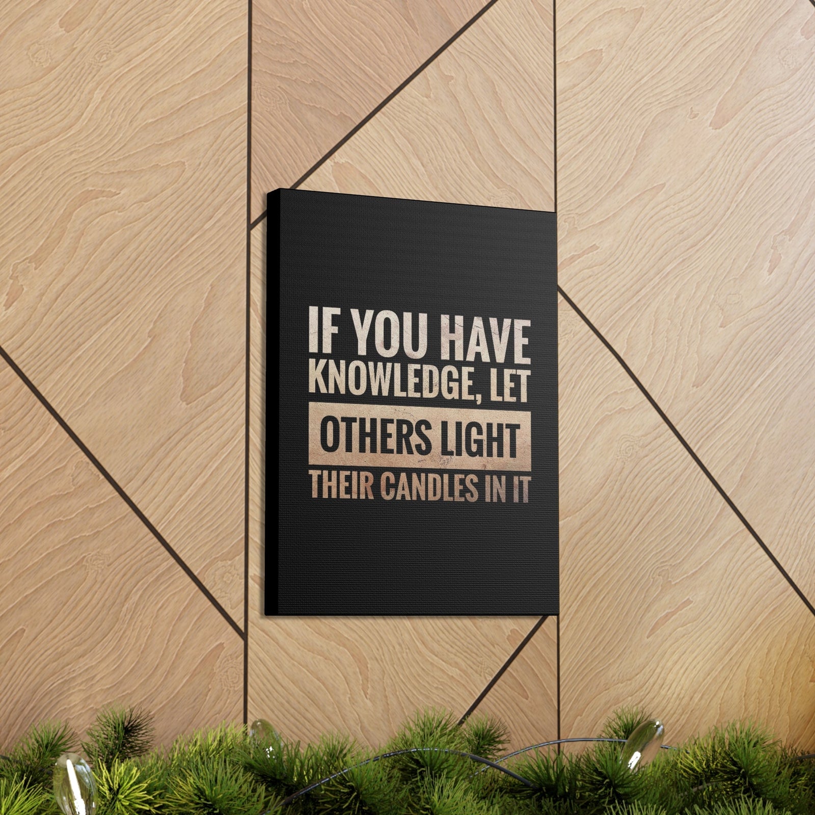 Scripture Walls Inspirational Wall Art You Have Knowledge Motivation Wall Decor for Home Office Gym Inspiring Success Quote Print Ready to Hang Unframed-Express Your Love Gifts