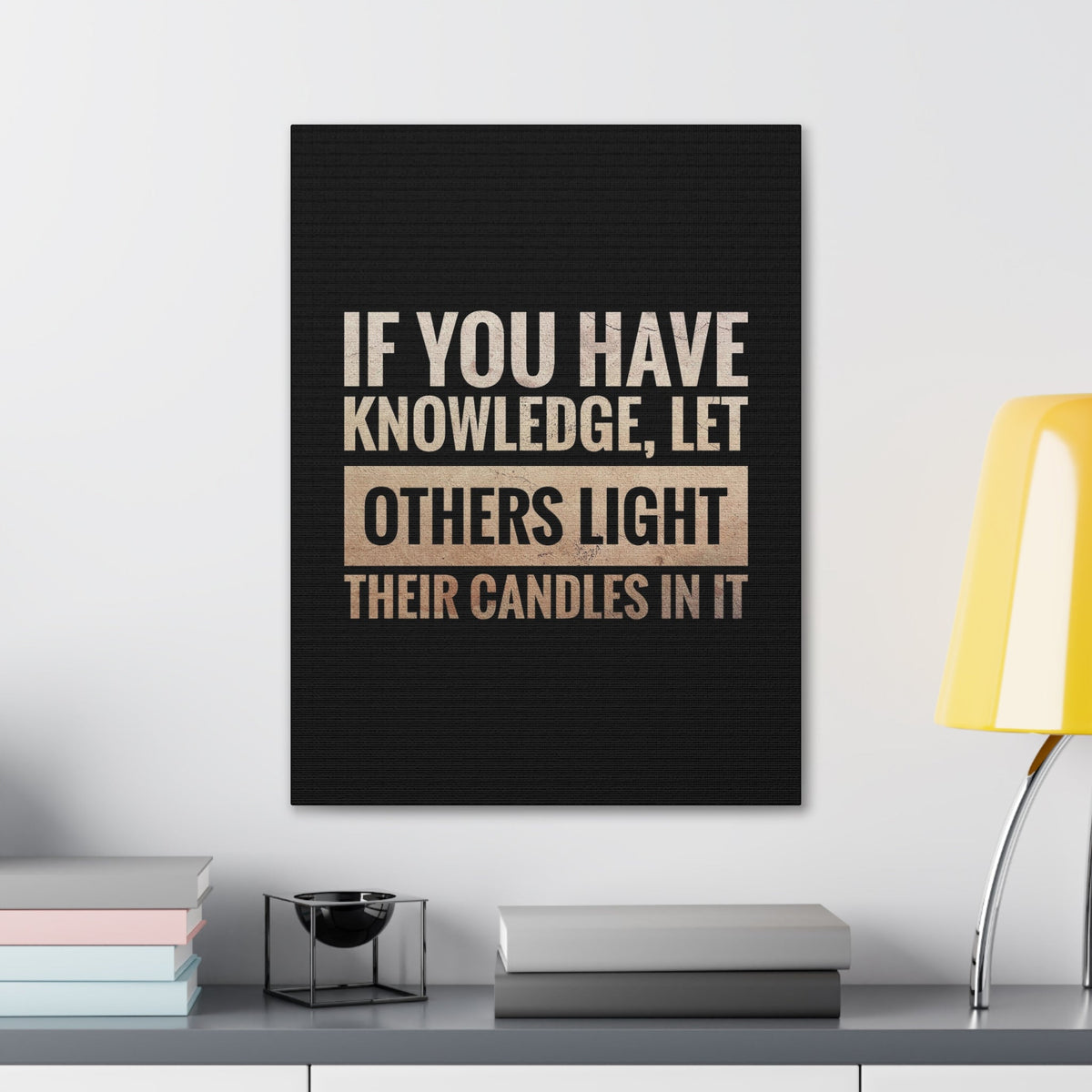 Scripture Walls Inspirational Wall Art You Have Knowledge Motivation Wall Decor for Home Office Gym Inspiring Success Quote Print Ready to Hang Unframed-Express Your Love Gifts