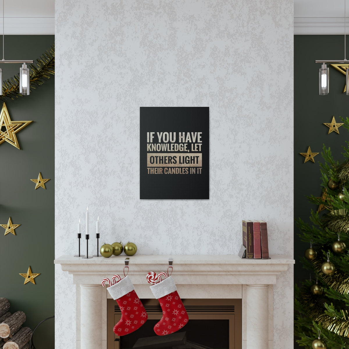 Scripture Walls Inspirational Wall Art You Have Knowledge Motivation Wall Decor for Home Office Gym Inspiring Success Quote Print Ready to Hang Unframed-Express Your Love Gifts