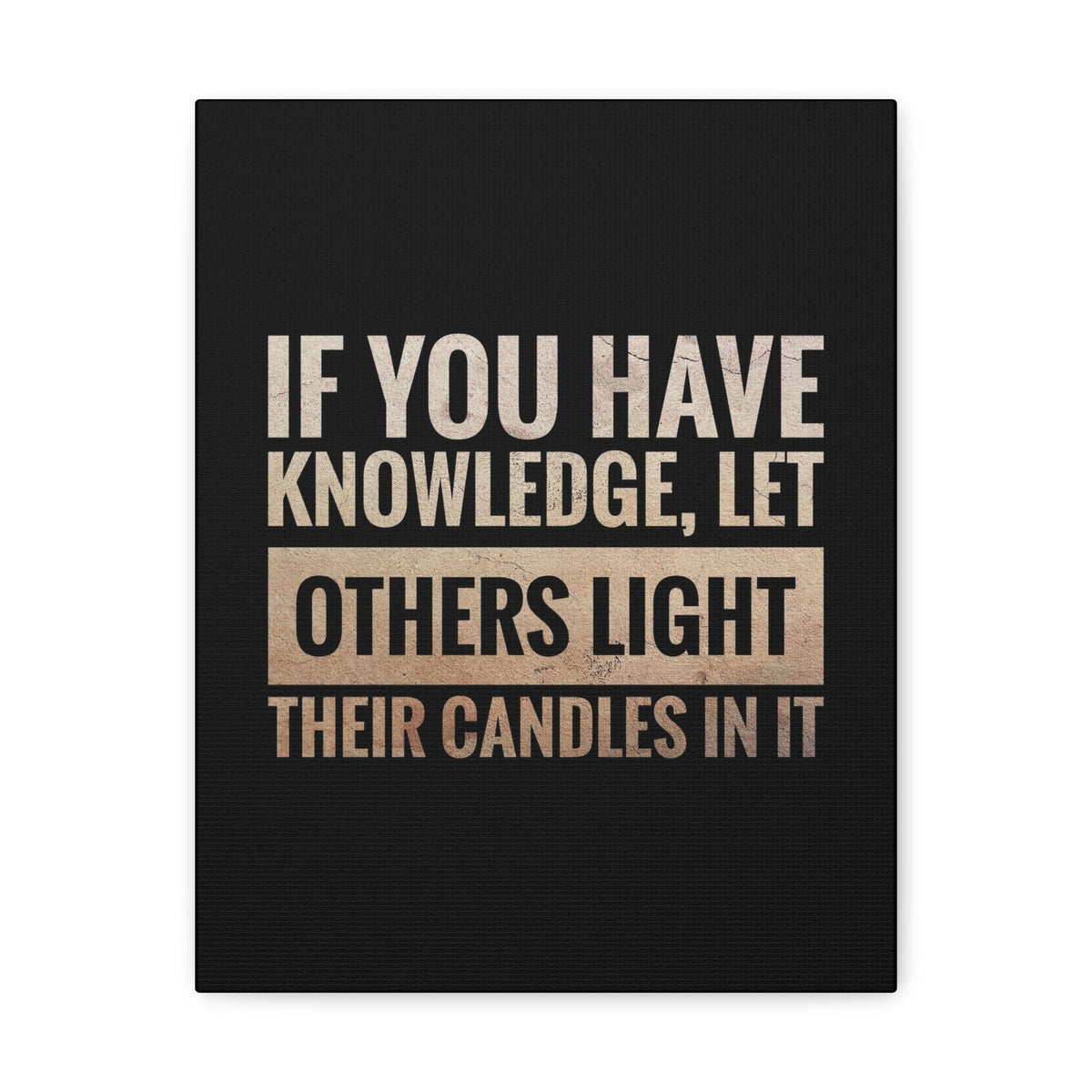 Scripture Walls Inspirational Wall Art You Have Knowledge Motivation Wall Decor for Home Office Gym Inspiring Success Quote Print Ready to Hang Unframed-Express Your Love Gifts