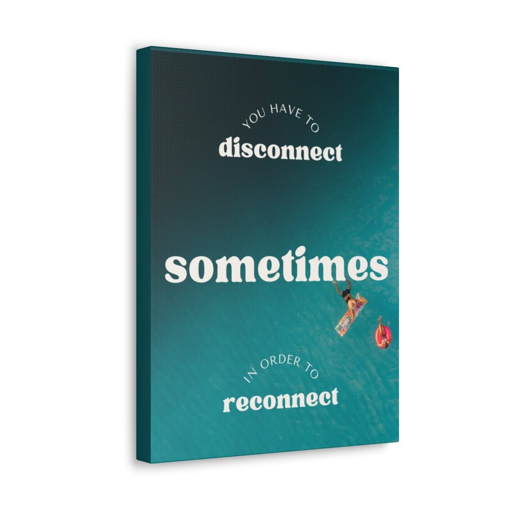 Scripture Walls Inspirational Wall Art You Have To Reconnect Motivation Wall Decor for Home Office Gym Inspiring Success Quote Print Ready to Hang Unframed-Express Your Love Gifts