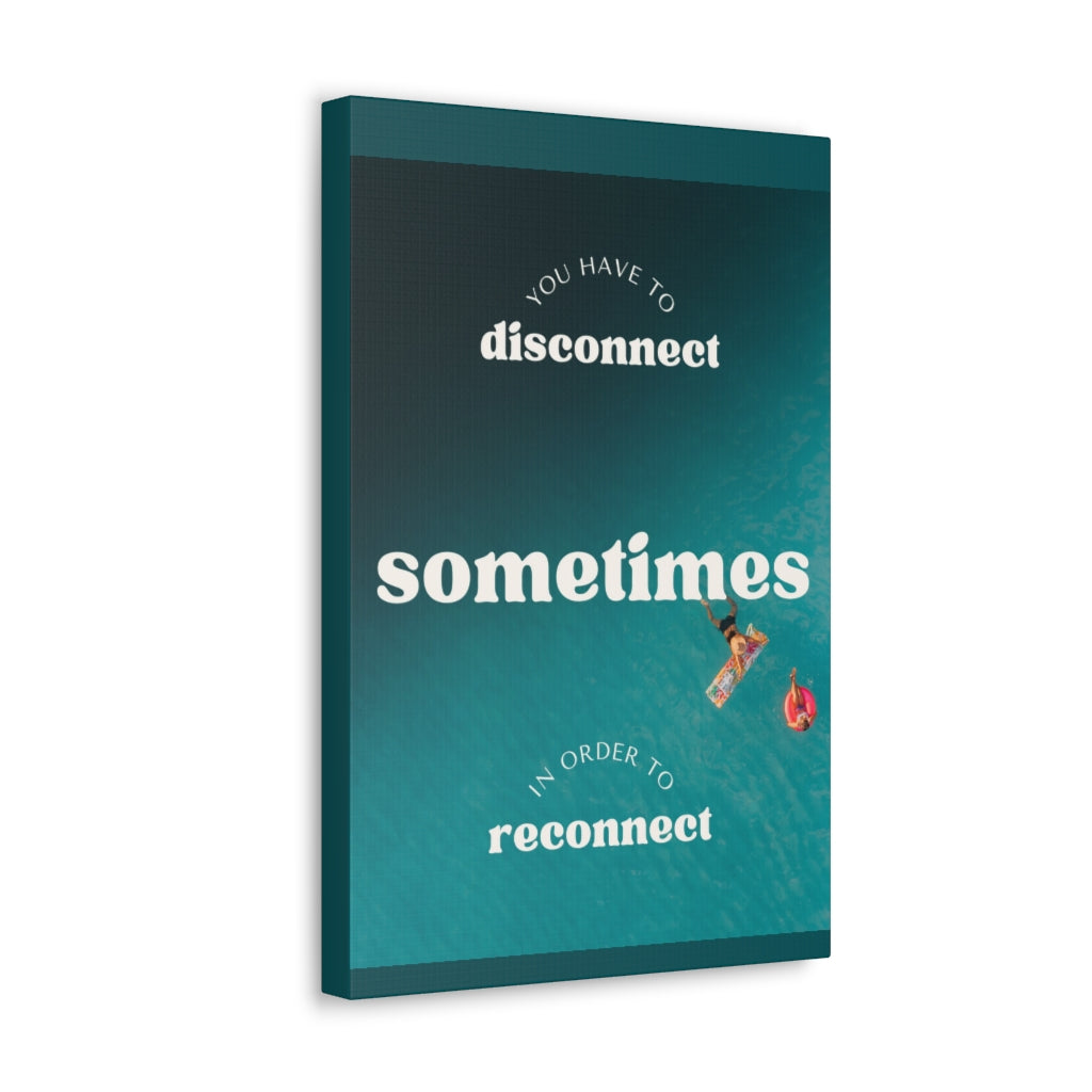 Scripture Walls Inspirational Wall Art You Have To Reconnect Motivation Wall Decor for Home Office Gym Inspiring Success Quote Print Ready to Hang Unframed-Express Your Love Gifts