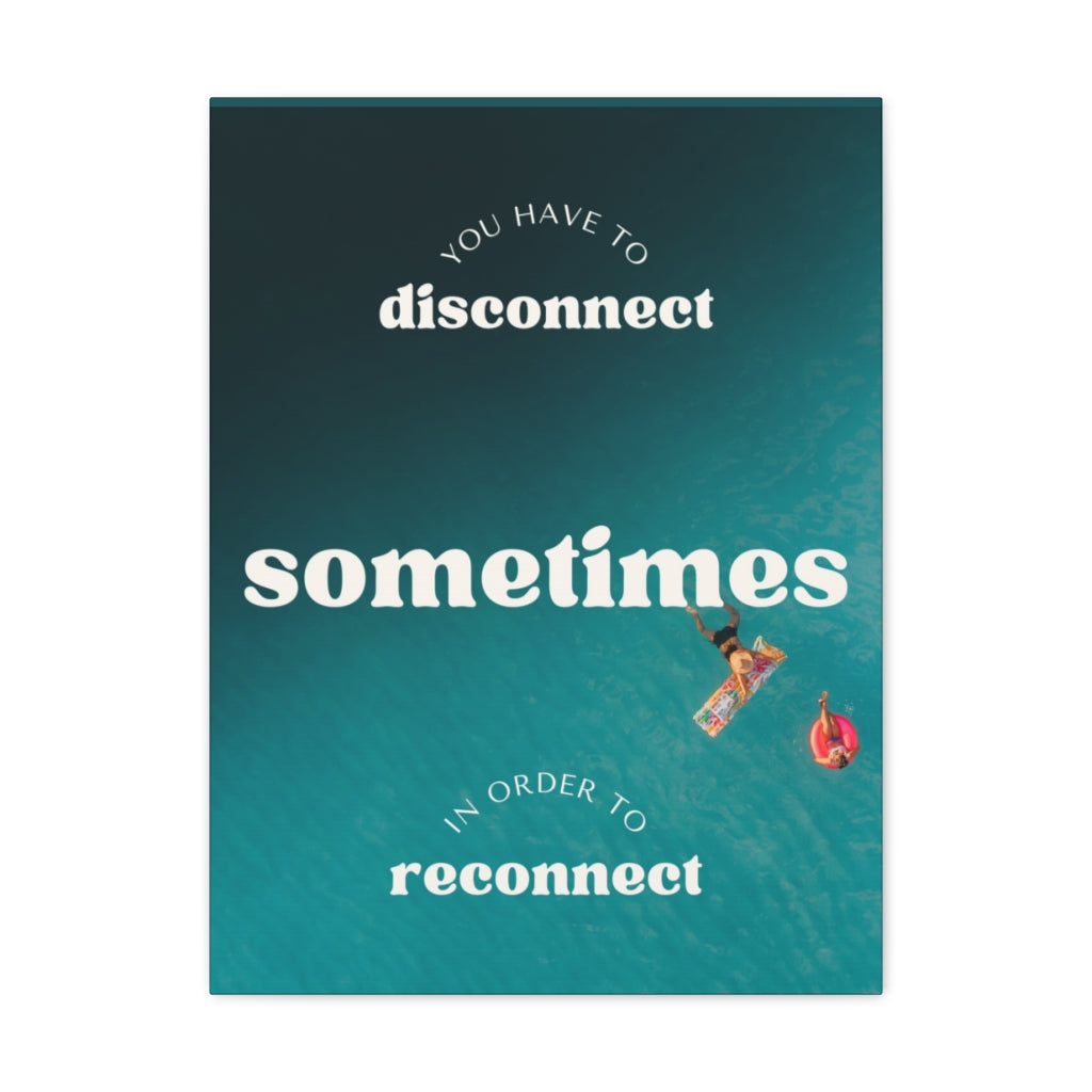 Scripture Walls Inspirational Wall Art You Have To Reconnect Motivation Wall Decor for Home Office Gym Inspiring Success Quote Print Ready to Hang Unframed-Express Your Love Gifts