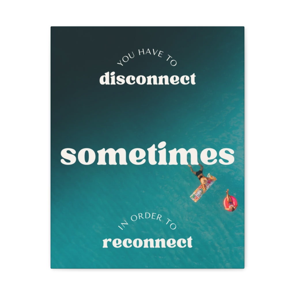 Scripture Walls Inspirational Wall Art You Have To Reconnect Motivation Wall Decor for Home Office Gym Inspiring Success Quote Print Ready to Hang Unframed-Express Your Love Gifts