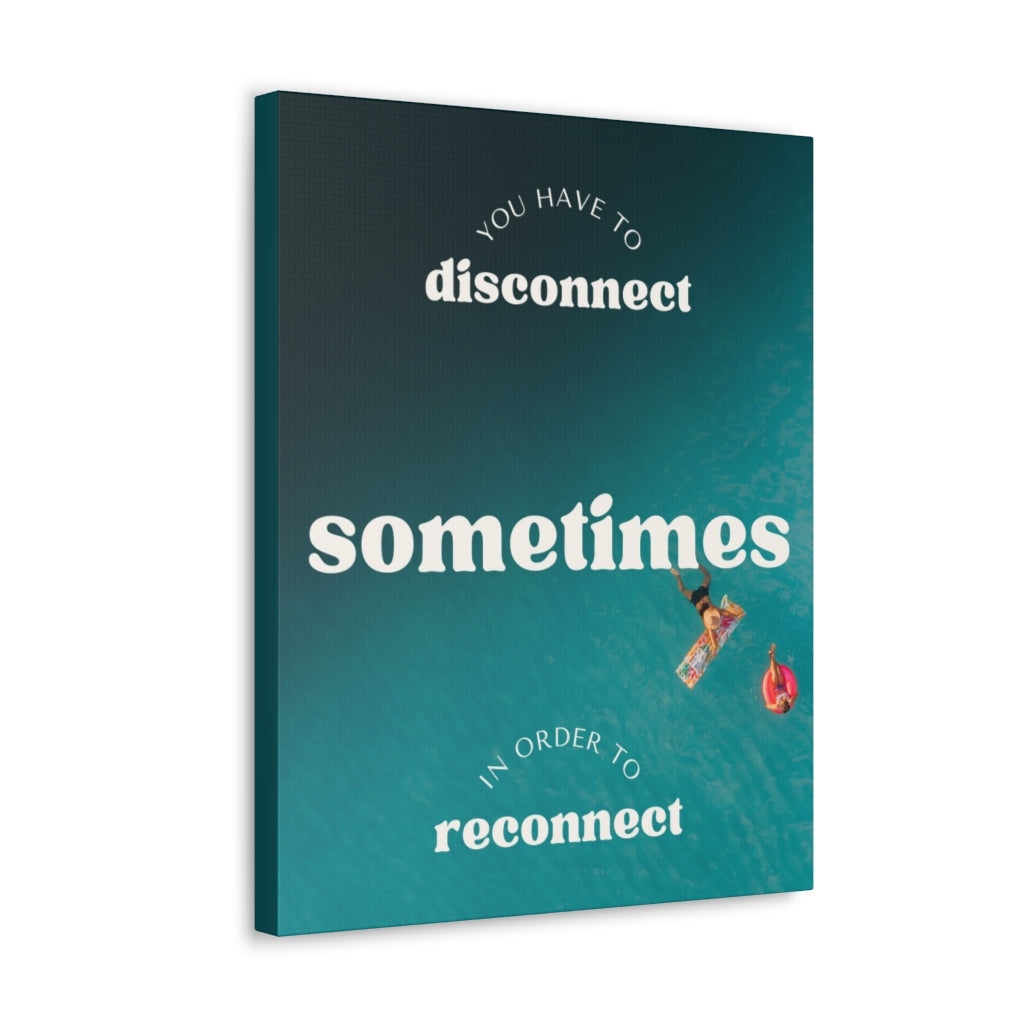 Scripture Walls Inspirational Wall Art You Have To Reconnect Motivation Wall Decor for Home Office Gym Inspiring Success Quote Print Ready to Hang Unframed-Express Your Love Gifts