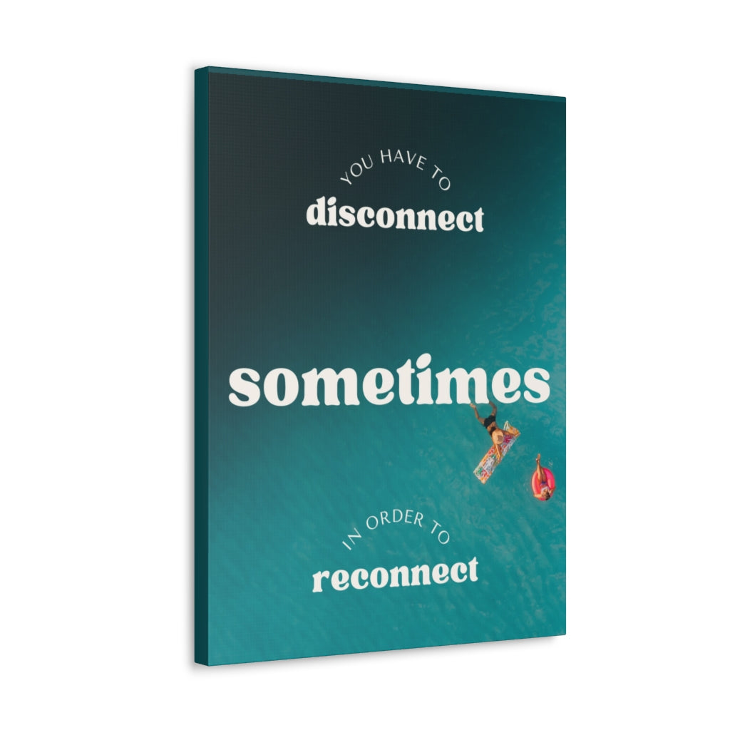 Scripture Walls Inspirational Wall Art You Have To Reconnect Motivation Wall Decor for Home Office Gym Inspiring Success Quote Print Ready to Hang Unframed-Express Your Love Gifts