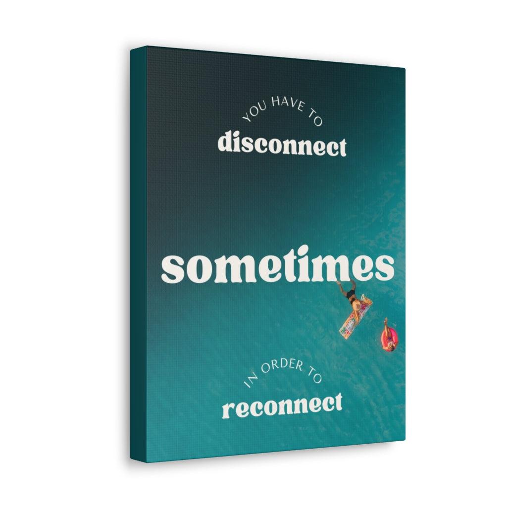 Scripture Walls Inspirational Wall Art You Have To Reconnect Motivation Wall Decor for Home Office Gym Inspiring Success Quote Print Ready to Hang Unframed-Express Your Love Gifts