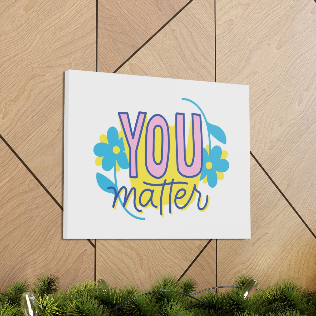 Scripture Walls Inspirational Wall Art You Matter Motivation Wall Decor for Home Office Gym Inspiring Success Quote Print Ready to Hang Unframed-Express Your Love Gifts