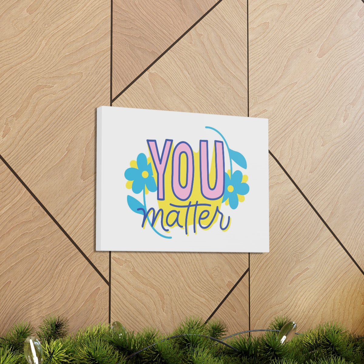 Scripture Walls Inspirational Wall Art You Matter Motivation Wall Decor for Home Office Gym Inspiring Success Quote Print Ready to Hang Unframed-Express Your Love Gifts