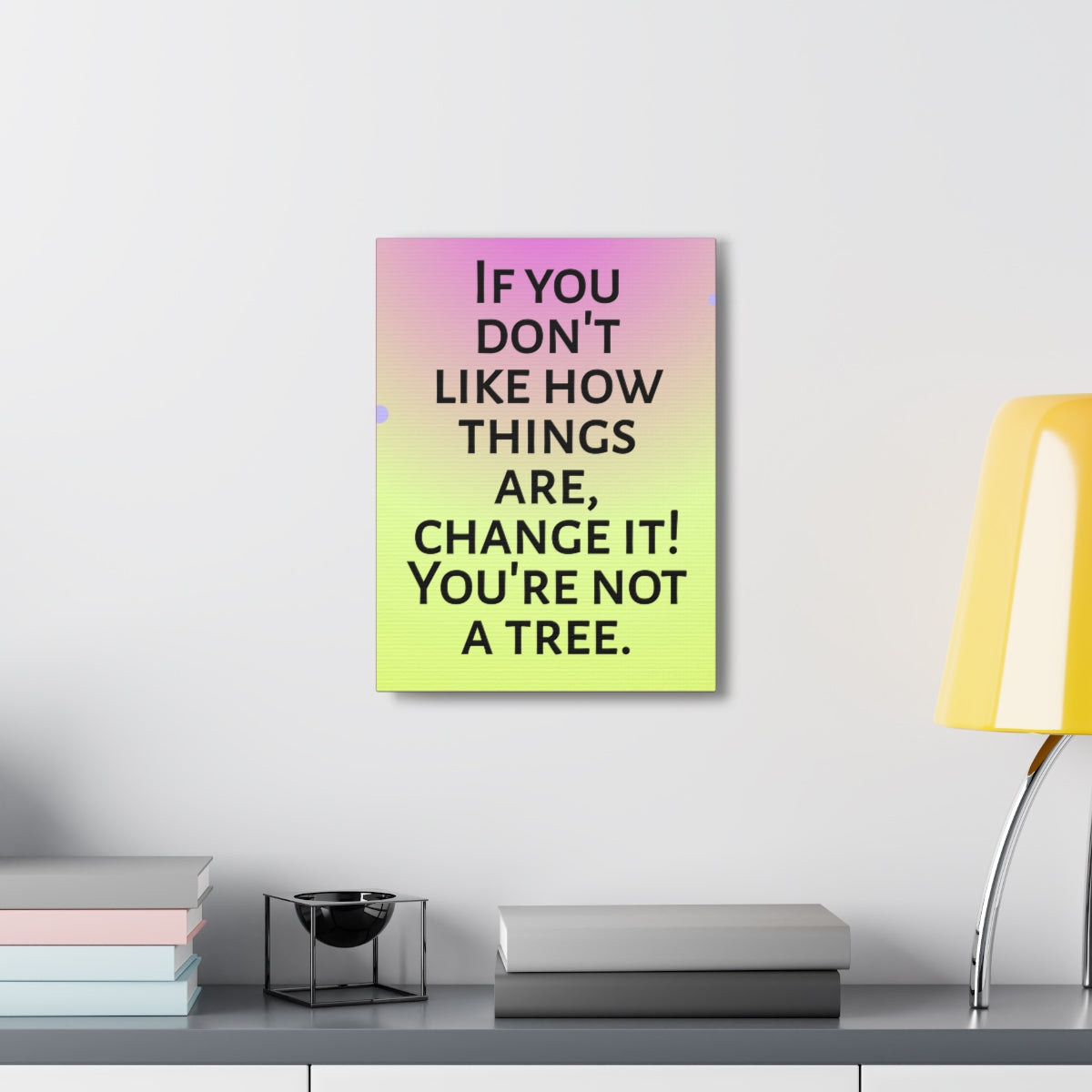 Scripture Walls Inspirational Wall Art You're Not A Tree Motivation Wall Decor for Home Office Gym Inspiring Success Quote Print Ready to Hang Unframed-Express Your Love Gifts