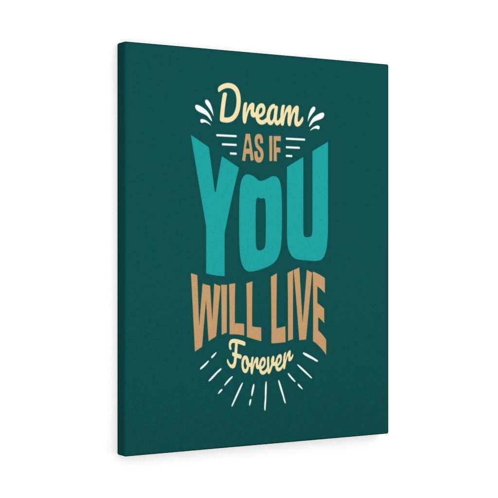 Scripture Walls Inspirational Wall Art You Will Live Forever Wall Art Motivation Wall Decor for Home Office Gym Inspiring Success Quote Print Ready to Hang Unframed-Express Your Love Gifts