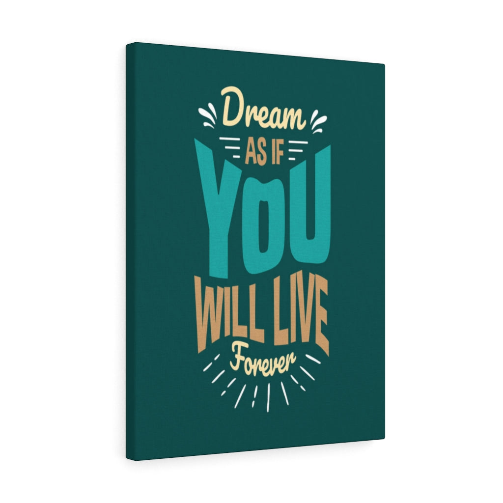 Scripture Walls Inspirational Wall Art You Will Live Forever Wall Art Motivation Wall Decor for Home Office Gym Inspiring Success Quote Print Ready to Hang Unframed-Express Your Love Gifts