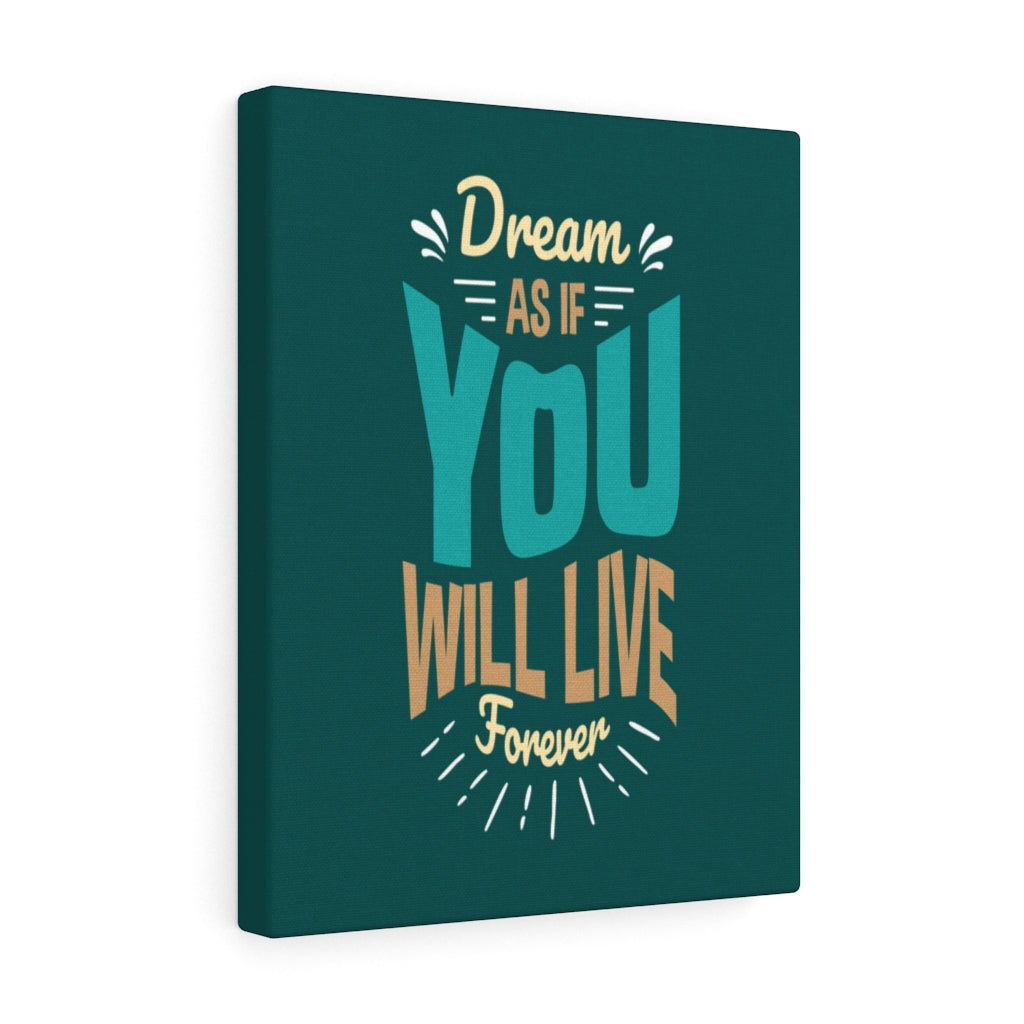 Scripture Walls Inspirational Wall Art You Will Live Forever Wall Art Motivation Wall Decor for Home Office Gym Inspiring Success Quote Print Ready to Hang Unframed-Express Your Love Gifts