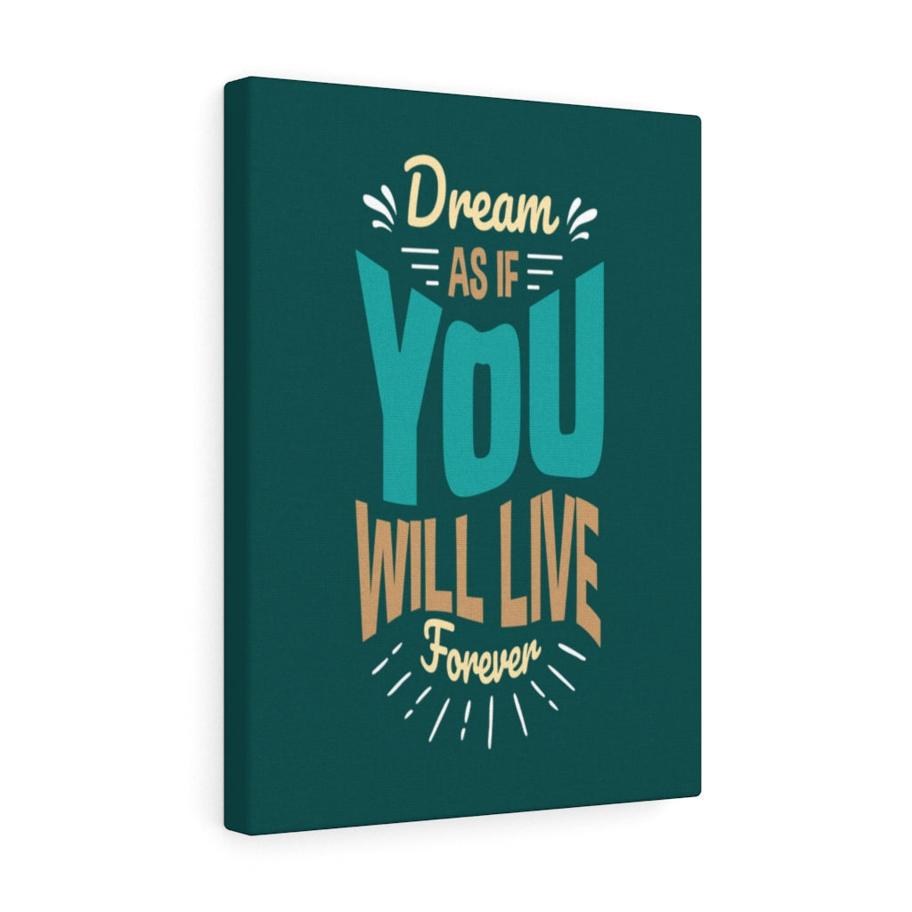 Scripture Walls Inspirational Wall Art You Will Live Forever Wall Art Motivation Wall Decor for Home Office Gym Inspiring Success Quote Print Ready to Hang Unframed-Express Your Love Gifts