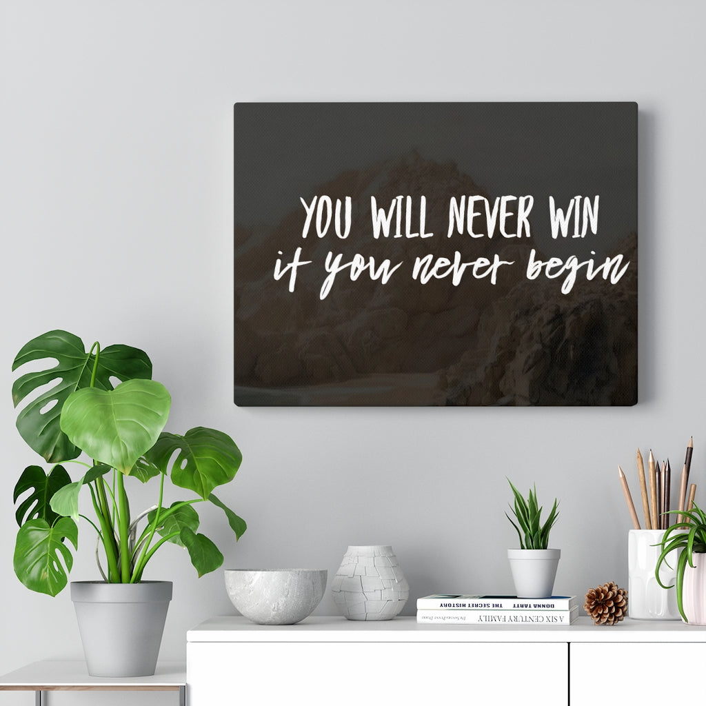 Scripture Walls Inspirational Wall Art You Will Never Win Motivational Print Ready to Hang Artwork Unframed-Express Your Love Gifts
