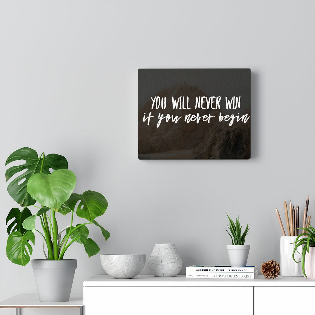 Scripture Walls Inspirational Wall Art You Will Never Win Motivational Print Ready to Hang Artwork Unframed-Express Your Love Gifts