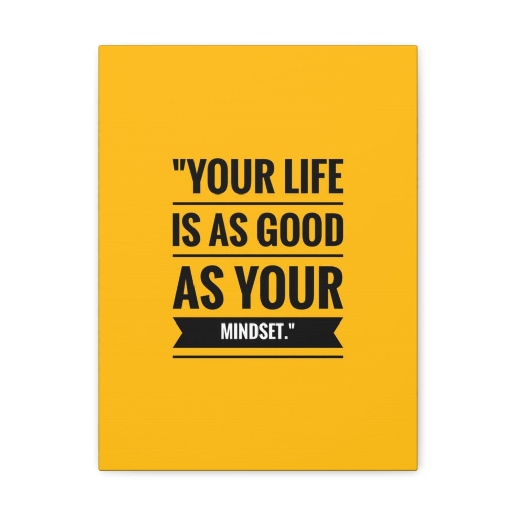 Scripture Walls Inspirational Wall Art Your Life Your Mindset Motivation Wall Decor for Home Office Gym Inspiring Success Quote Print Ready to Hang Unframed-Express Your Love Gifts