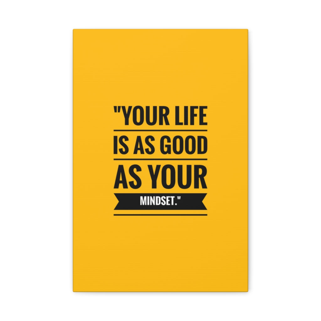 Scripture Walls Inspirational Wall Art Your Life Your Mindset Motivation Wall Decor for Home Office Gym Inspiring Success Quote Print Ready to Hang Unframed-Express Your Love Gifts