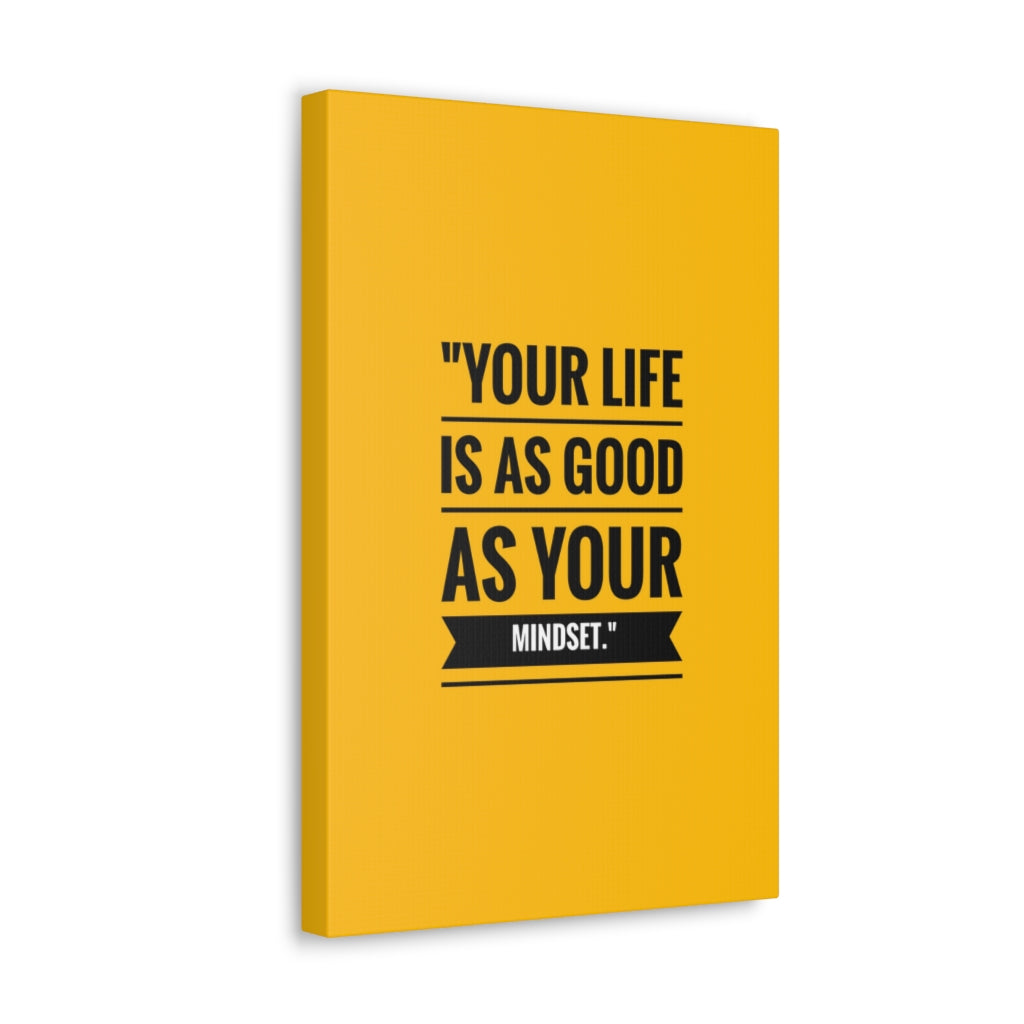 Scripture Walls Inspirational Wall Art Your Life Your Mindset Motivation Wall Decor for Home Office Gym Inspiring Success Quote Print Ready to Hang Unframed-Express Your Love Gifts