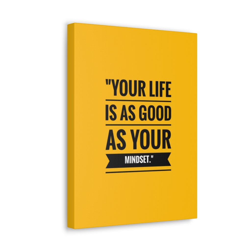 Scripture Walls Inspirational Wall Art Your Life Your Mindset Motivation Wall Decor for Home Office Gym Inspiring Success Quote Print Ready to Hang Unframed-Express Your Love Gifts