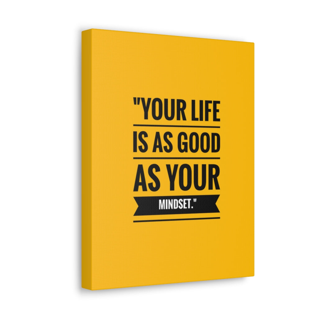 Scripture Walls Inspirational Wall Art Your Life Your Mindset Motivation Wall Decor for Home Office Gym Inspiring Success Quote Print Ready to Hang Unframed-Express Your Love Gifts