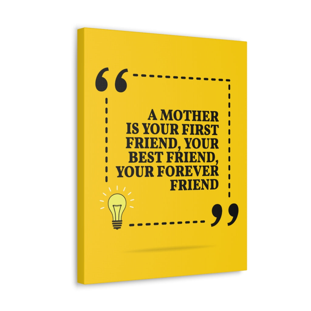 Scripture Walls Inspirational Wall Art Your Mother Is Forever Friend Motivation Wall Decor for Home Office Gym Inspiring Success Quote Print Ready to Hang Unframed-Express Your Love Gifts