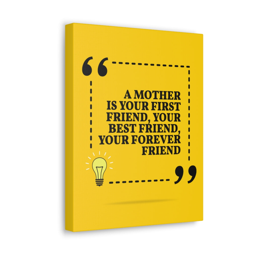 Scripture Walls Inspirational Wall Art Your Mother Is Forever Friend Motivation Wall Decor for Home Office Gym Inspiring Success Quote Print Ready to Hang Unframed-Express Your Love Gifts