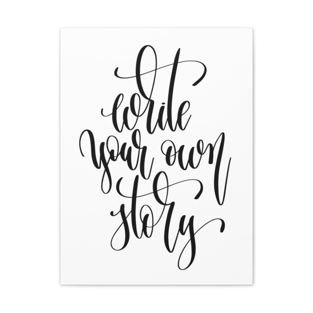 Scripture Walls Inspirational Wall Art Your Own Story Motivation Wall Decor for Home Office Gym Inspiring Success Quote Print Ready to Hang Unframed-Express Your Love Gifts