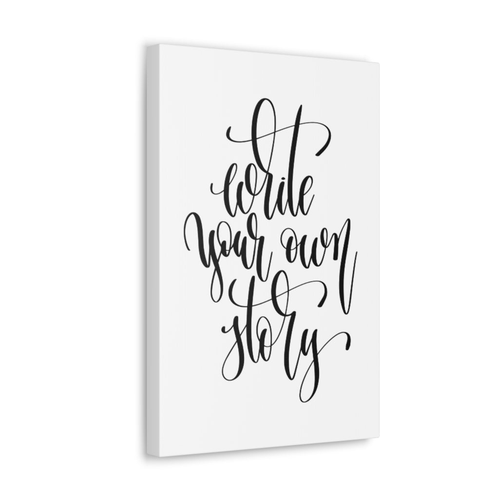 Scripture Walls Inspirational Wall Art Your Own Story Motivation Wall Decor for Home Office Gym Inspiring Success Quote Print Ready to Hang Unframed-Express Your Love Gifts