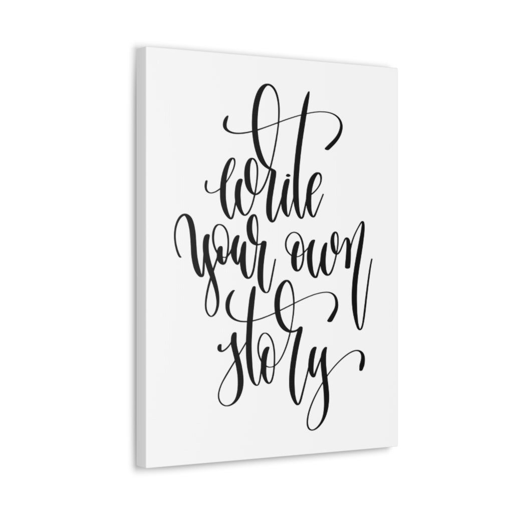 Scripture Walls Inspirational Wall Art Your Own Story Motivation Wall Decor for Home Office Gym Inspiring Success Quote Print Ready to Hang Unframed-Express Your Love Gifts