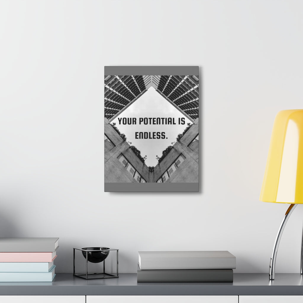 Scripture Walls Inspirational Wall Art Your Potential Is Endless Motivation Wall Decor for Home Office Gym Inspiring Success Quote Print Ready to Hang Unframed-Express Your Love Gifts
