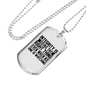 Integrity Christian Necklace Stainless Steel or 18k Gold Dog Tag 24" Chain-Express Your Love Gifts