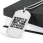 Integrity Christian Necklace Stainless Steel or 18k Gold Dog Tag 24" Chain-Express Your Love Gifts