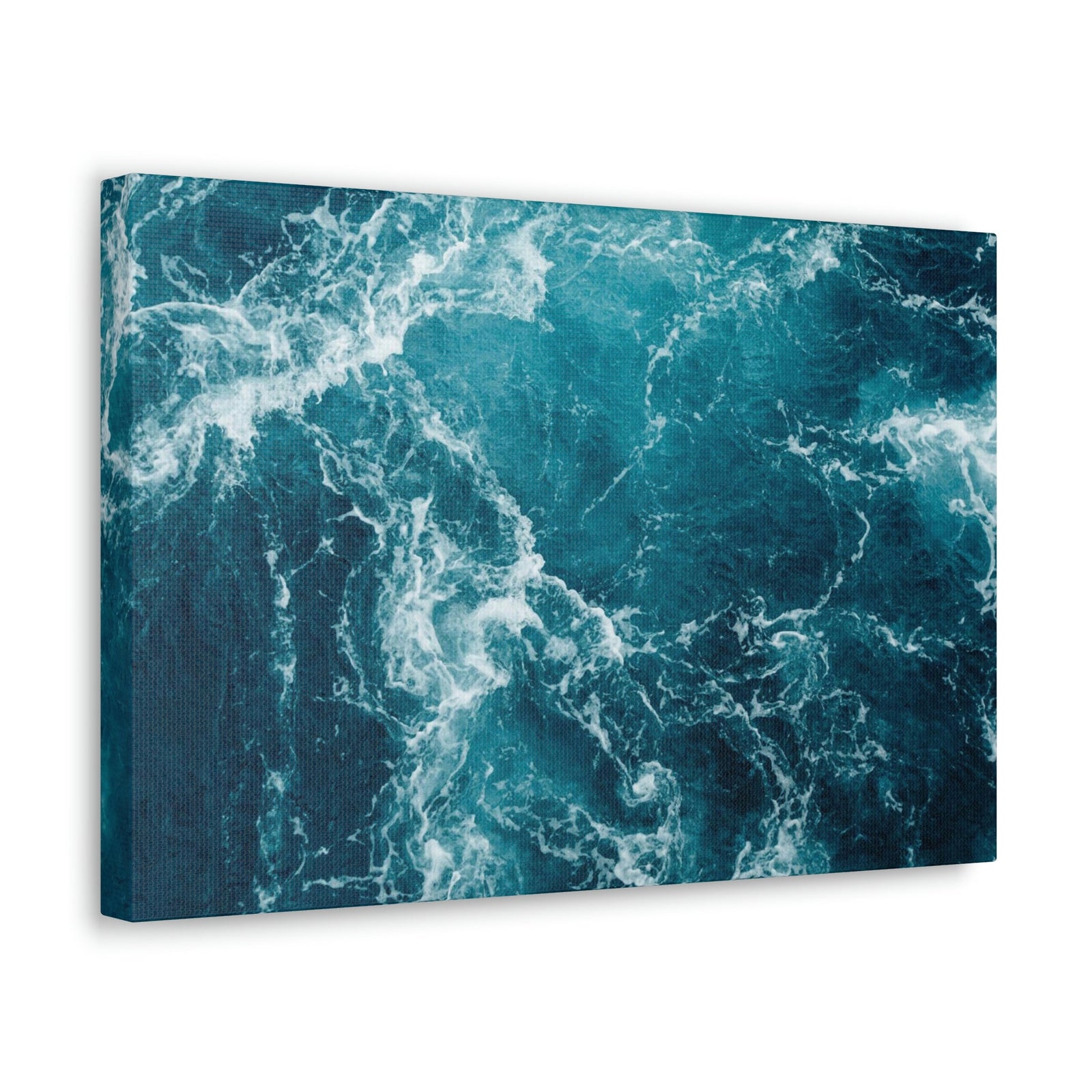 Interesting Atlantic Ocean Scene Beautiful Impressive and Remarkable Beauty Nature Scene Small Ocean Waves Wall Art Ready to Hang Unframed-Express Your Love Gifts