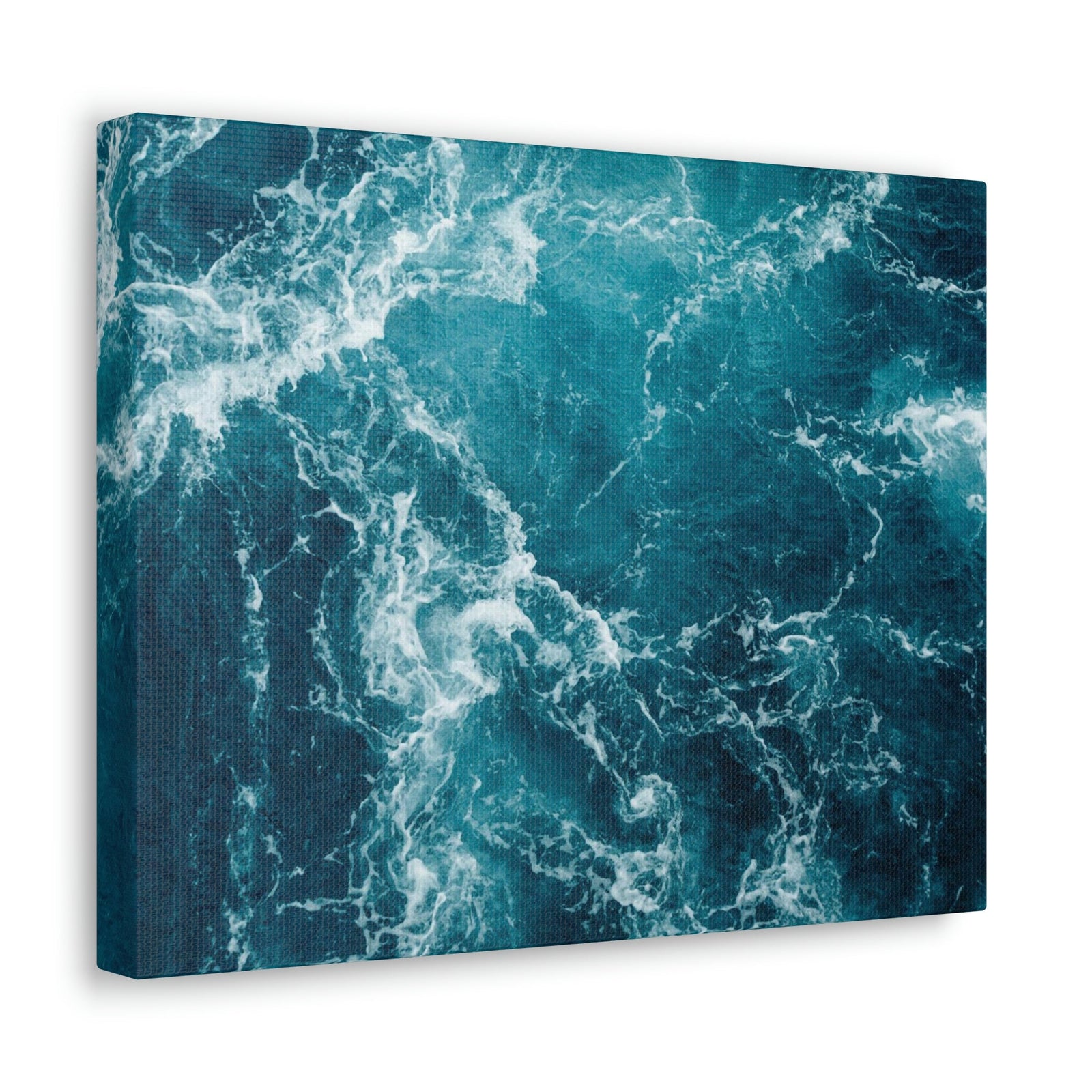 Interesting Atlantic Ocean Scene Beautiful Impressive and Remarkable Beauty Nature Scene Small Ocean Waves Wall Art Ready to Hang Unframed-Express Your Love Gifts